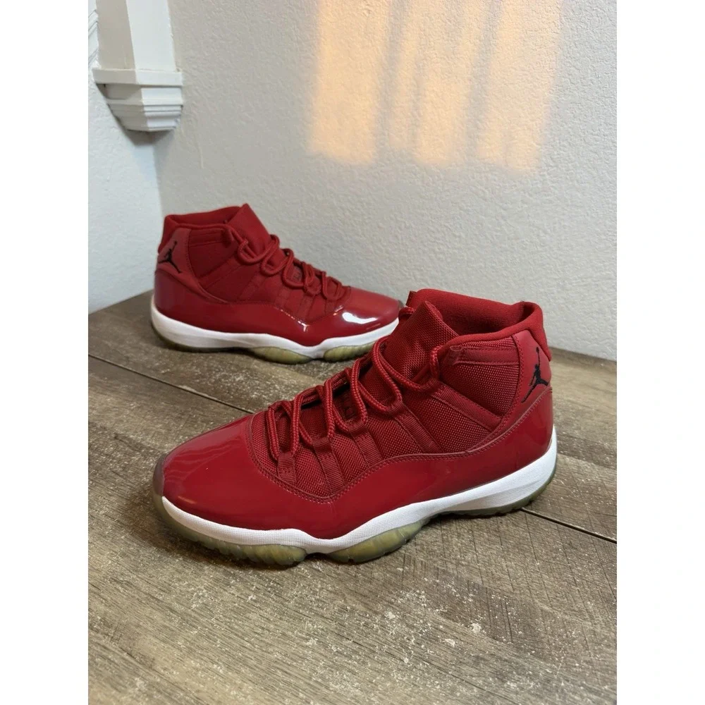 Nike Air Jordan 11 Retro 'Win Like '96' 378037-623 Men's Size 12 Shoes Sneakers
